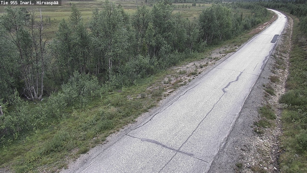 Kelikamerat Kuva Tie 955 Inari, Hirvaspää, Inari, Lappi