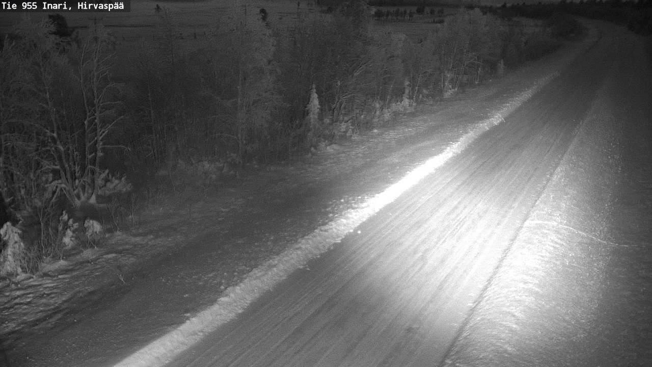 Weather Camera Image Väg 955 Enare, Hirvaspää, Inari, Lappi