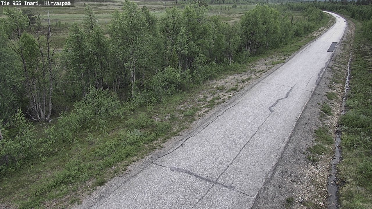 Kelikamerat Kuva Tie 955 Inari, Hirvaspää, Inari, Lappi