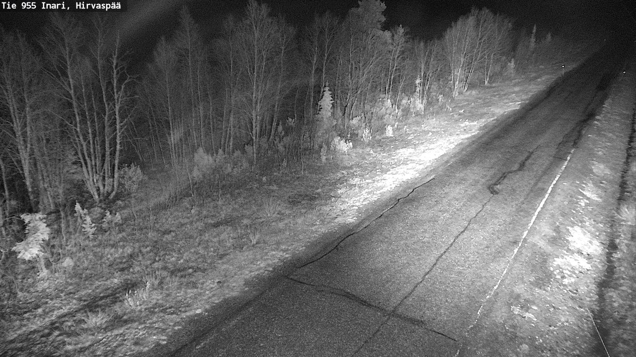 Kelikamerat Kuva Tie 955 Inari, Hirvaspää, Inari, Lappi