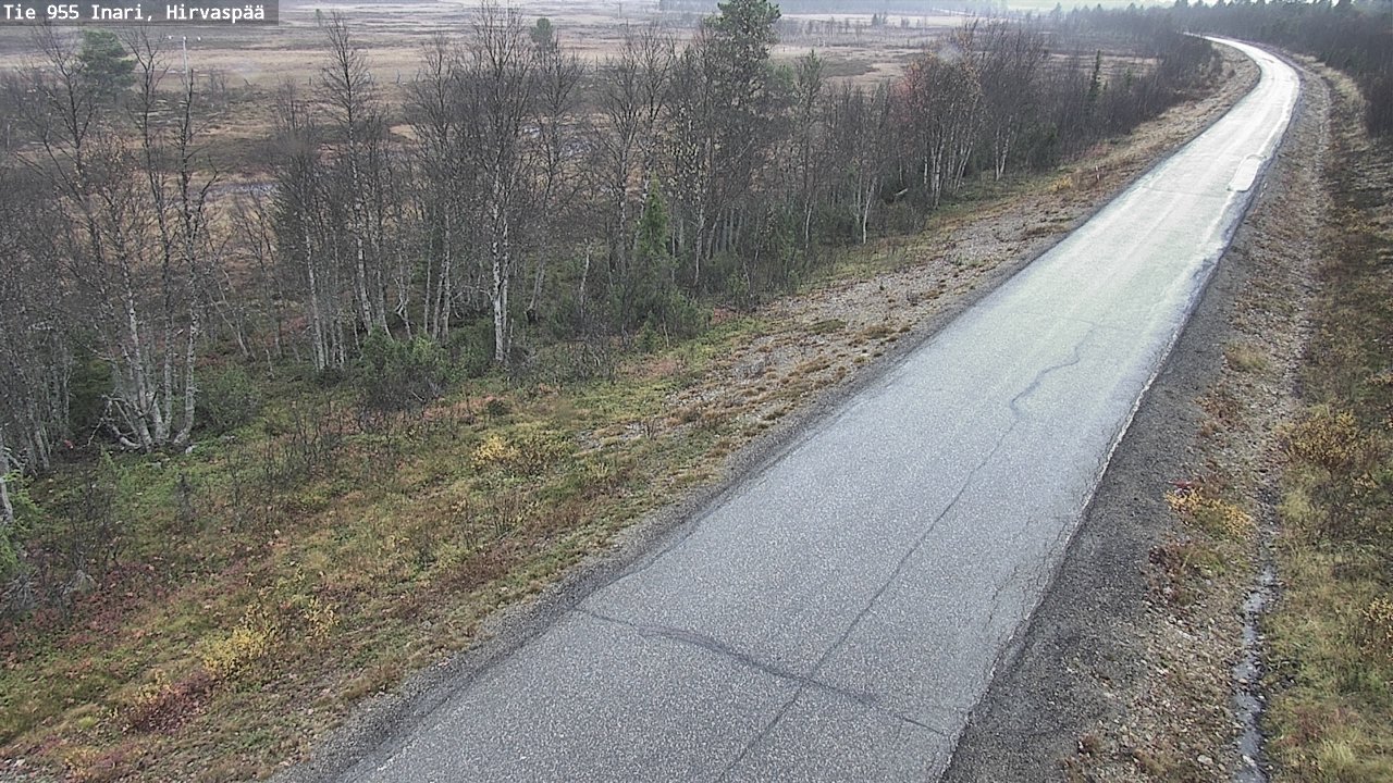 Kelikamerat Kuva Tie 955 Inari, Hirvaspää, Inari, Lappi