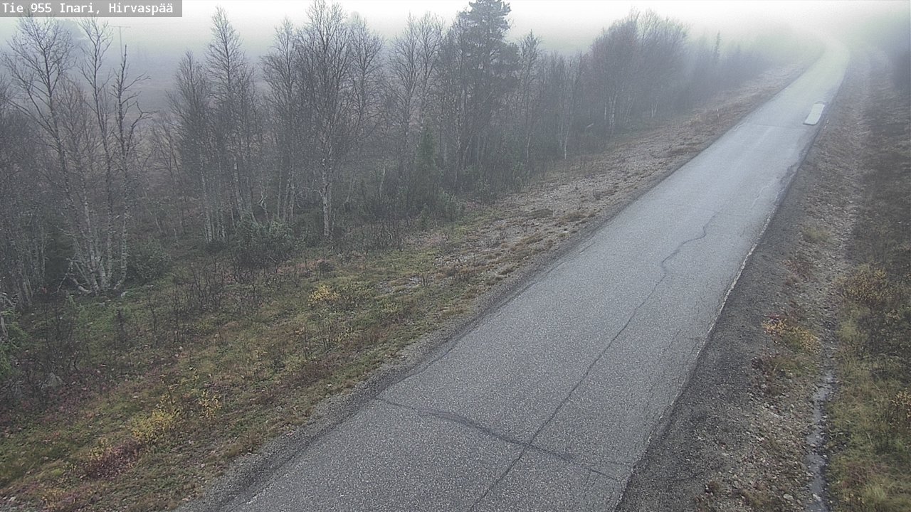 Weather Camera Image Road 955 Inari, Hirvaspää, Inari, Lappi