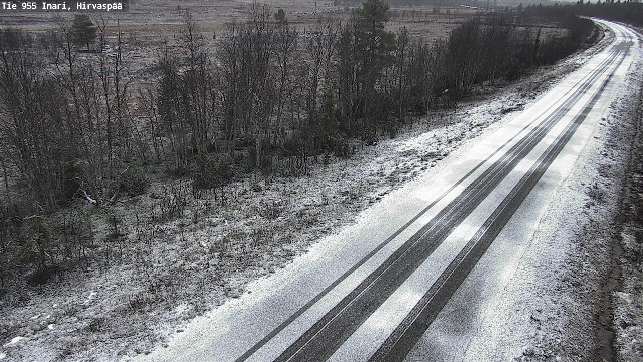 Kelikamerat Kuva Tie 955 Inari, Hirvaspää, Inari, Lappi