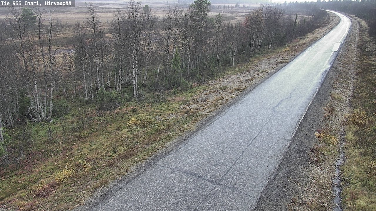Kelikamerat Kuva Tie 955 Inari, Hirvaspää, Inari, Lappi