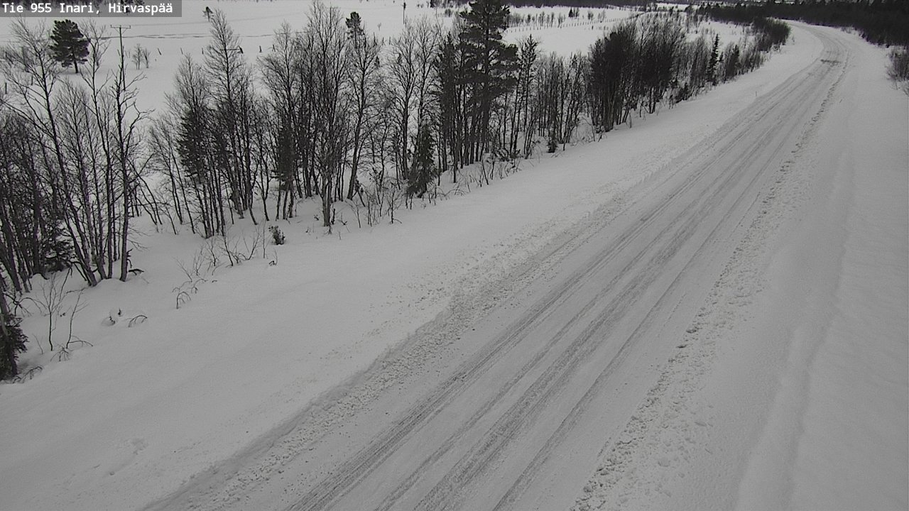 Kelikamerat Kuva Tie 955 Inari, Hirvaspää, Inari, Lappi