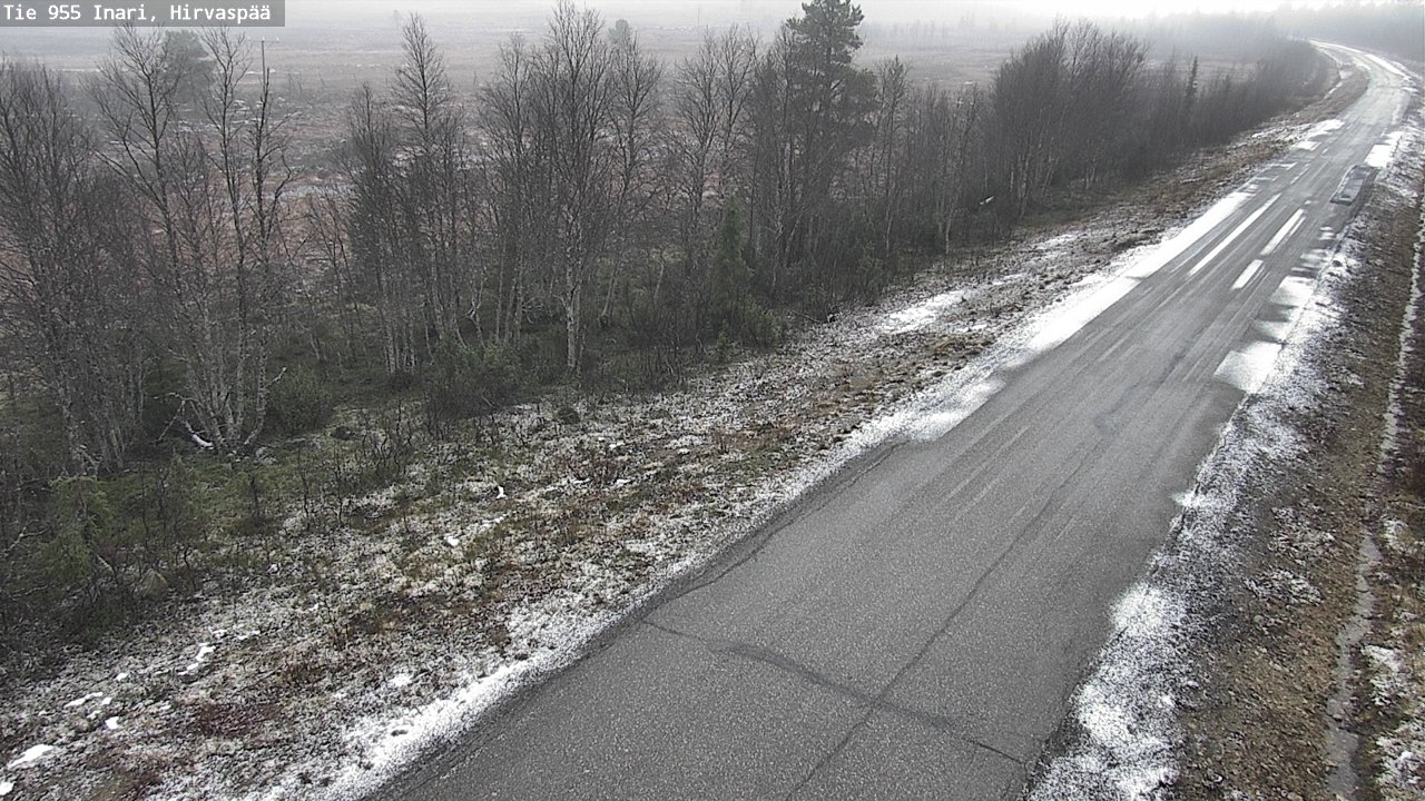 Kelikamerat Kuva Tie 955 Inari, Hirvaspää, Inari, Lappi