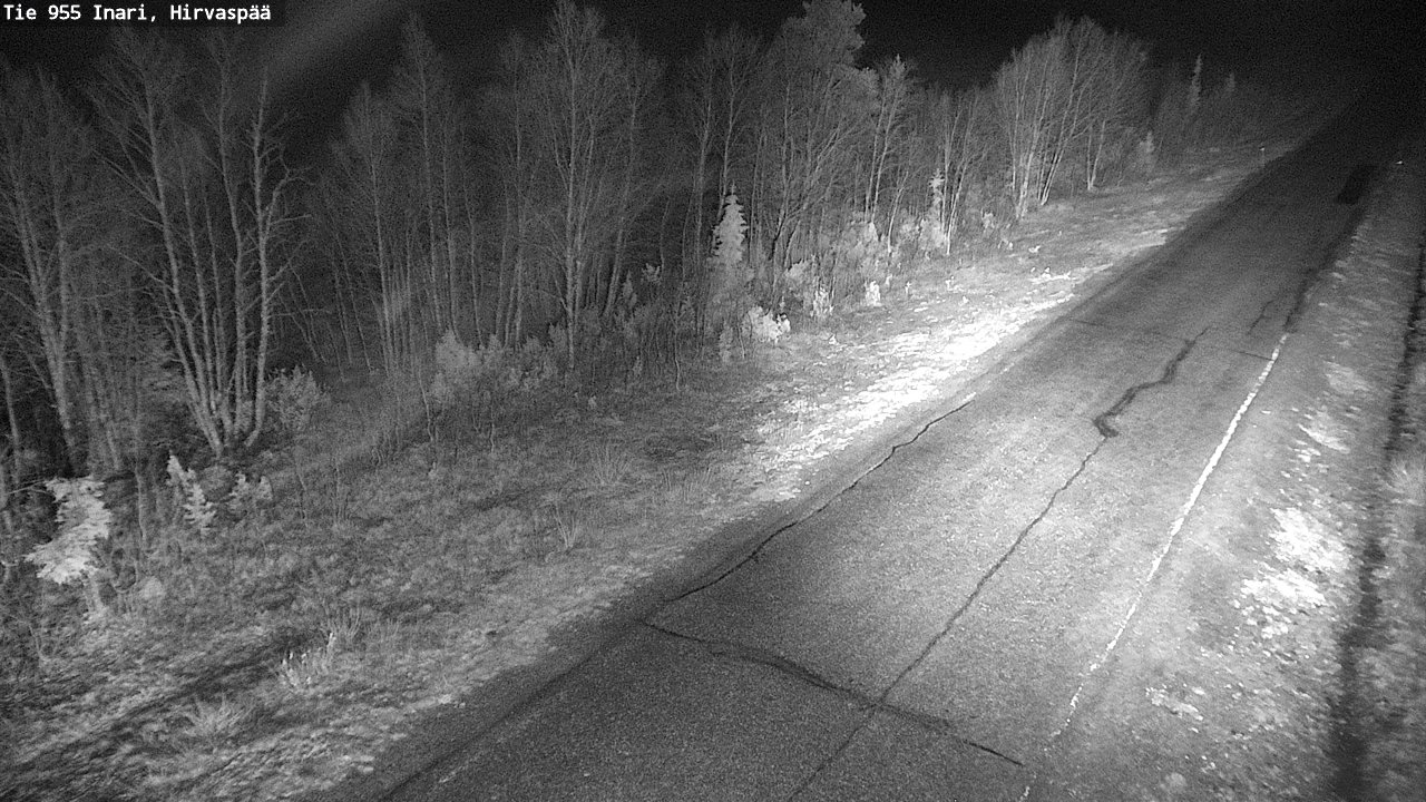 Kelikamerat Kuva Tie 955 Inari, Hirvaspää, Inari, Lappi