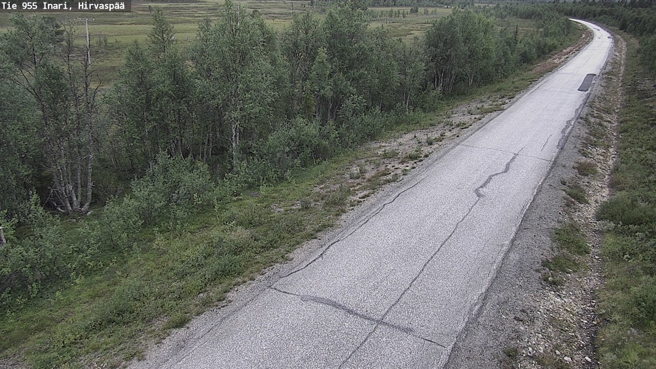 Kelikamerat Kuva Tie 955 Inari, Hirvaspää, Inari, Lappi