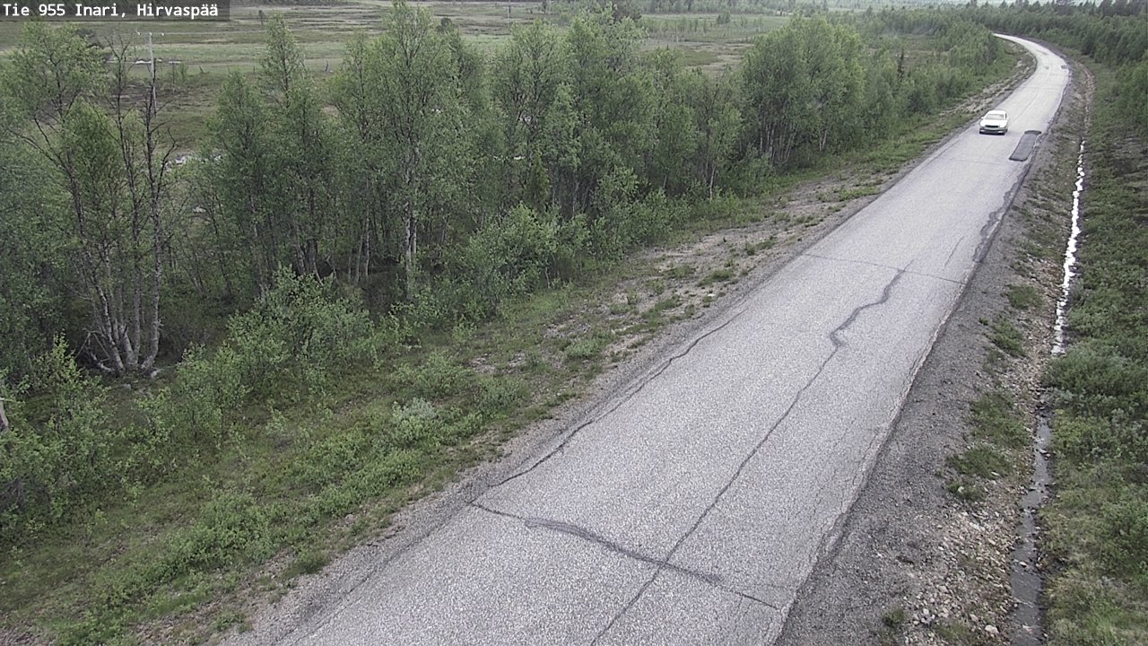 Kelikamerat Kuva Tie 955 Inari, Hirvaspää, Inari, Lappi