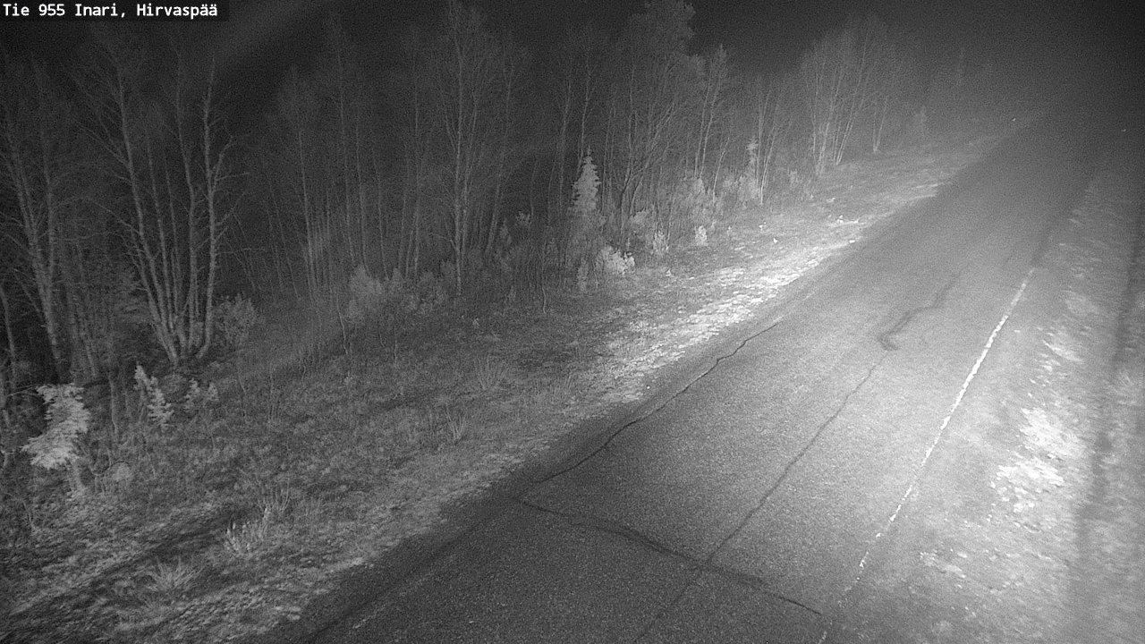 Kelikamerat Kuva Tie 955 Inari, Hirvaspää, Inari, Lappi