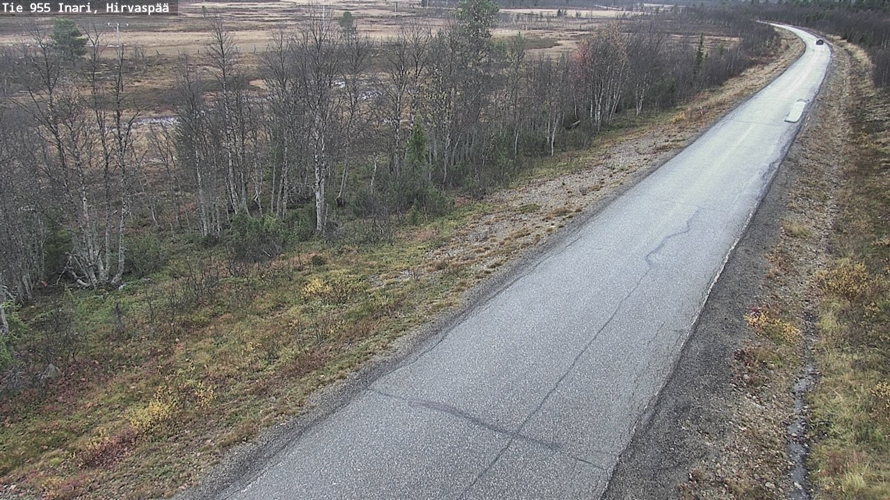 Kelikamerat Kuva Tie 955 Inari, Hirvaspää, Inari, Lappi