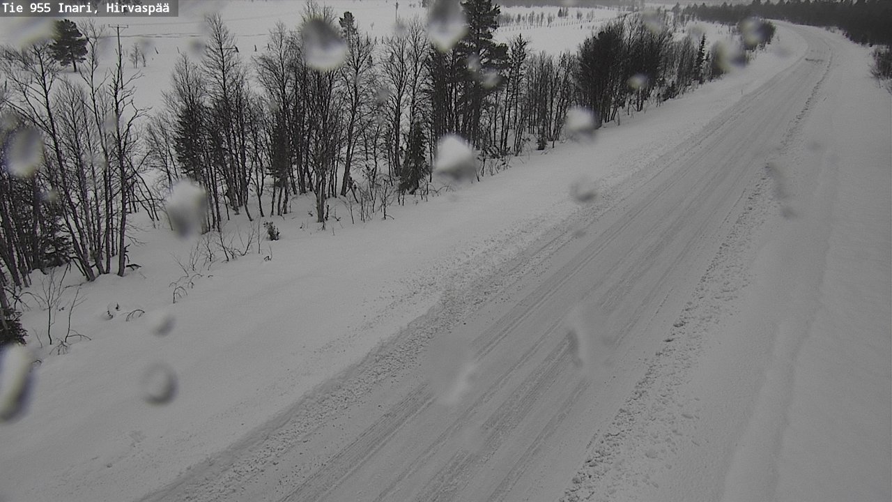 Kelikamerat Kuva Tie 955 Inari, Hirvaspää, Inari, Lappi