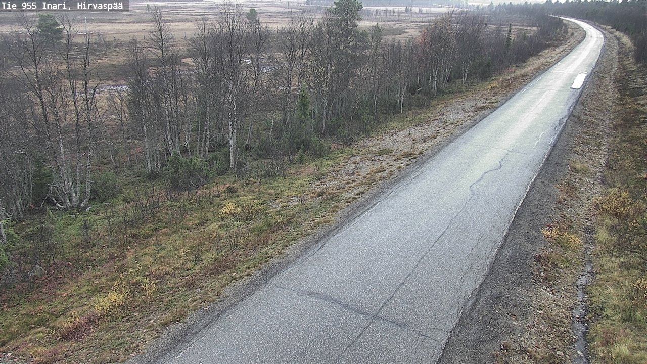 Kelikamerat Kuva Tie 955 Inari, Hirvaspää, Inari, Lappi
