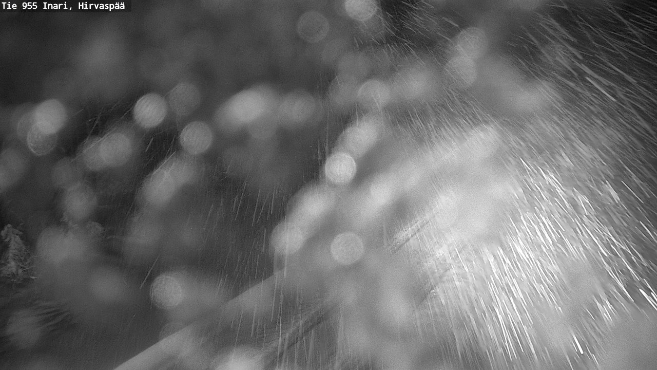 Weather Camera Image Road 955 Inari, Hirvaspää, Inari, Lappi