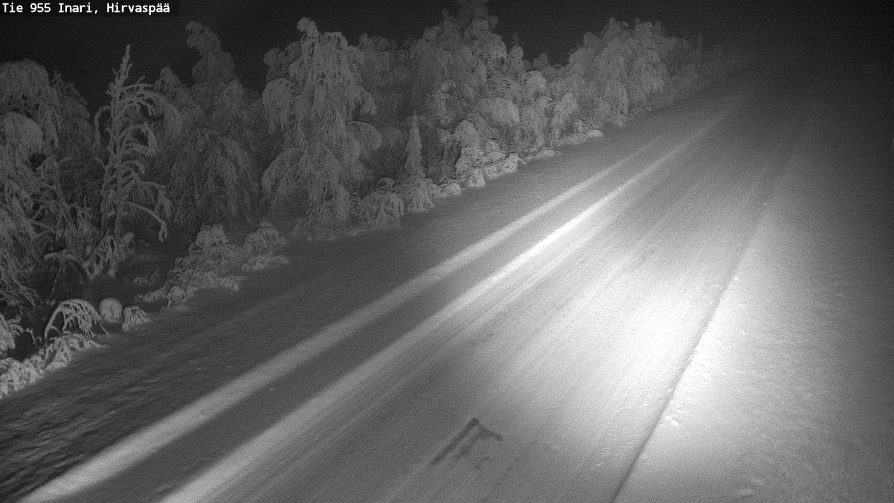 Kelikamerat Kuva Tie 955 Inari, Hirvaspää, Inari, Lappi