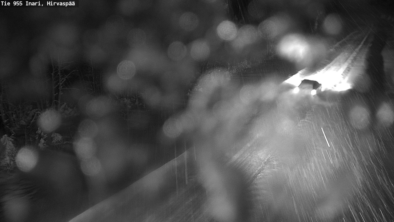 Weather Camera Image Road 955 Inari, Hirvaspää, Inari, Lappi