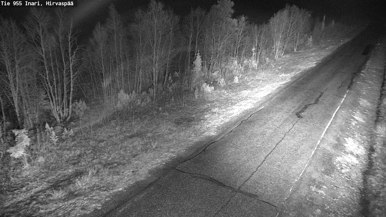 Kelikamerat Kuva Tie 955 Inari, Hirvaspää, Inari, Lappi