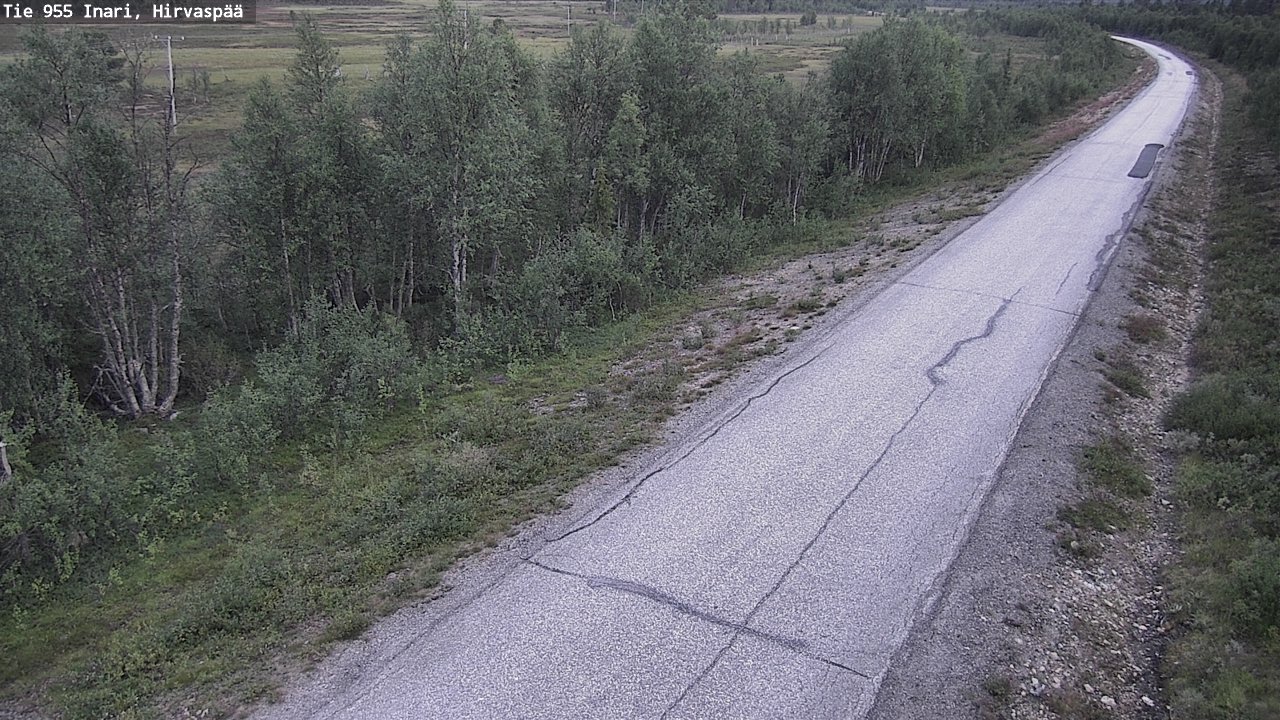 Kelikamerat Kuva Tie 955 Inari, Hirvaspää, Inari, Lappi