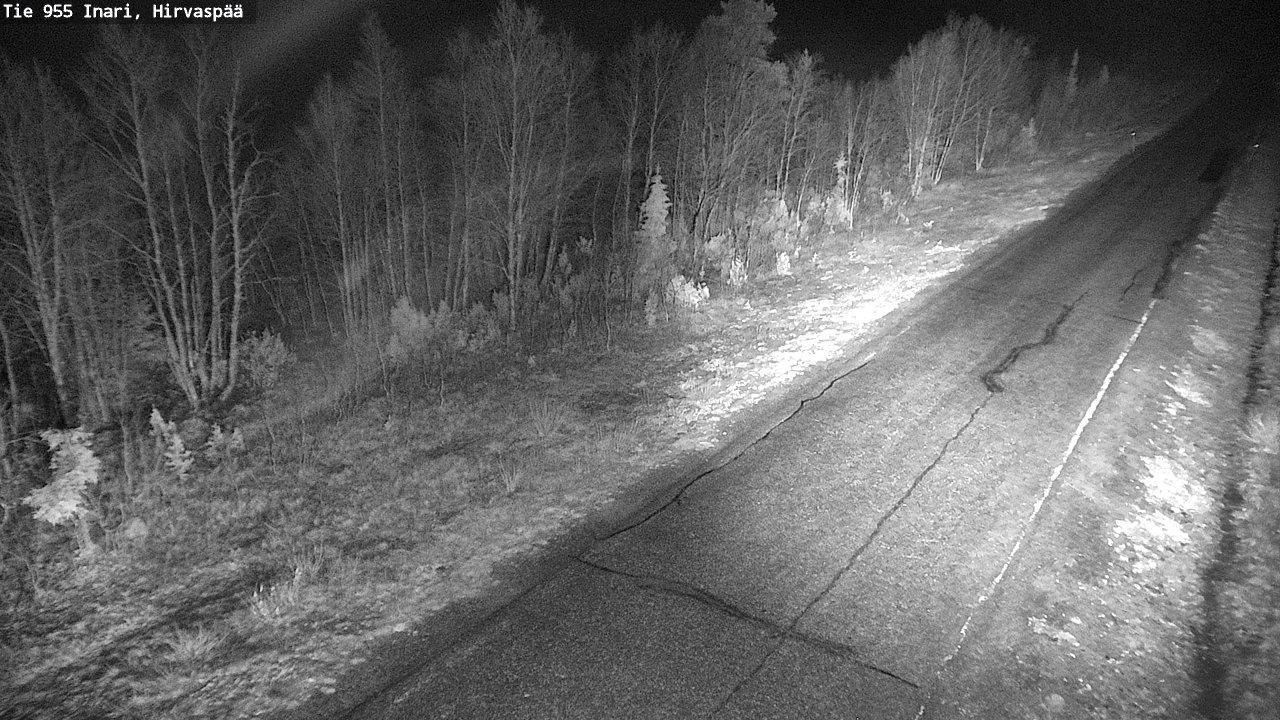 Kelikamerat Kuva Tie 955 Inari, Hirvaspää, Inari, Lappi