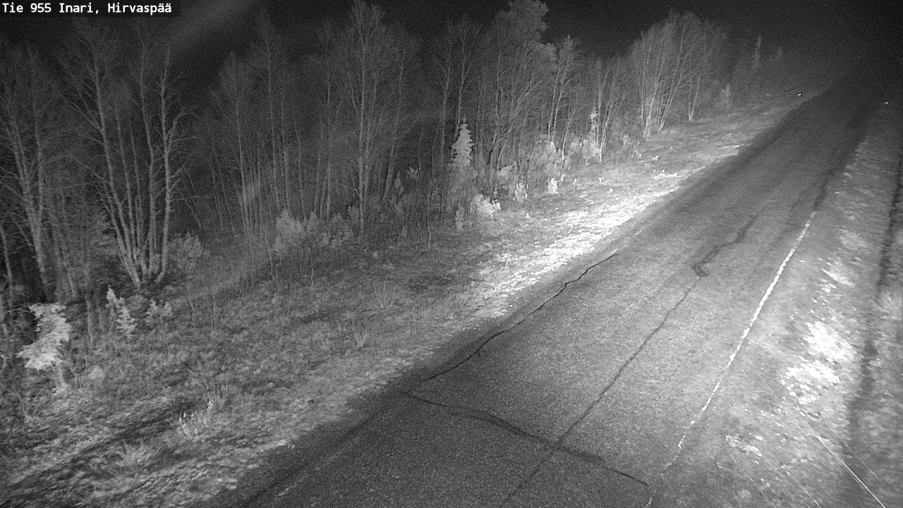 Kelikamerat Kuva Tie 955 Inari, Hirvaspää, Inari, Lappi