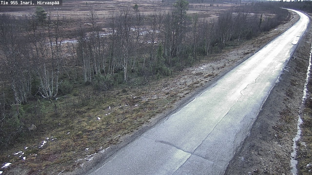 Kelikamerat Kuva Tie 955 Inari, Hirvaspää, Inari, Lappi