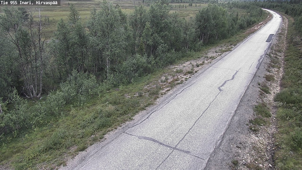 Weather Camera Image Väg 955 Enare, Hirvaspää, Inari, Lappi