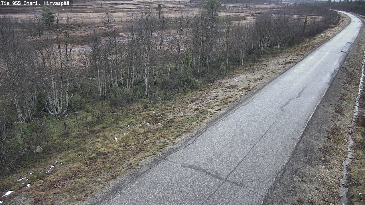 Kelikamerat Kuva Tie 955 Inari, Hirvaspää, Inari, Lappi