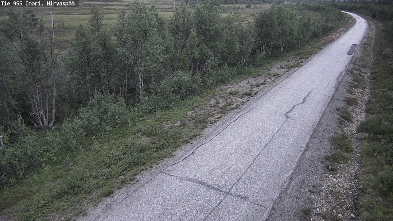 Kelikamerat Kuva Tie 955 Inari, Hirvaspää, Inari, Lappi