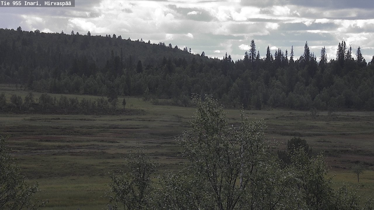 Weather Camera Image Road 955 Inari, Hirvaspää, Inari, Lappi