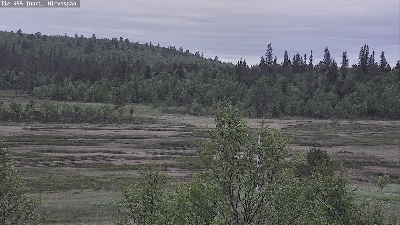 Kelikamerat Kuva Tie 955 Inari, Hirvaspää, Inari, Lappi