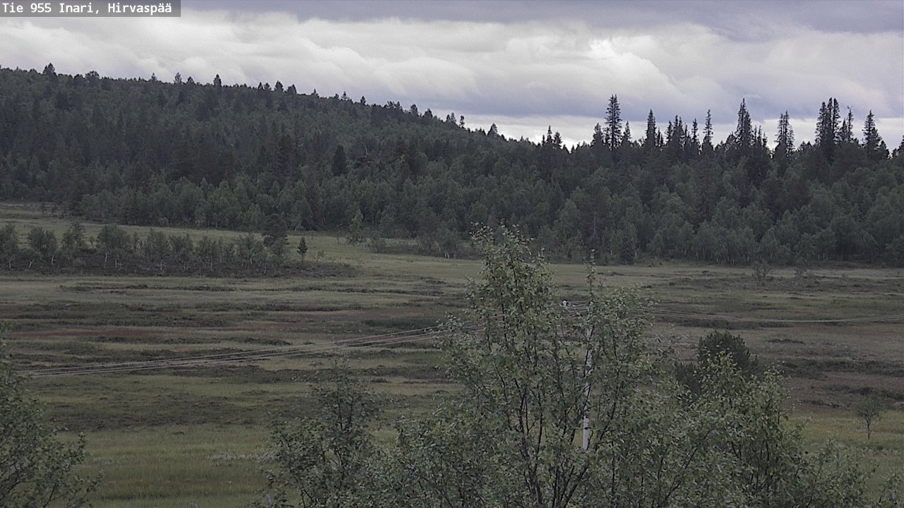 Kelikamerat Kuva Tie 955 Inari, Hirvaspää, Inari, Lappi