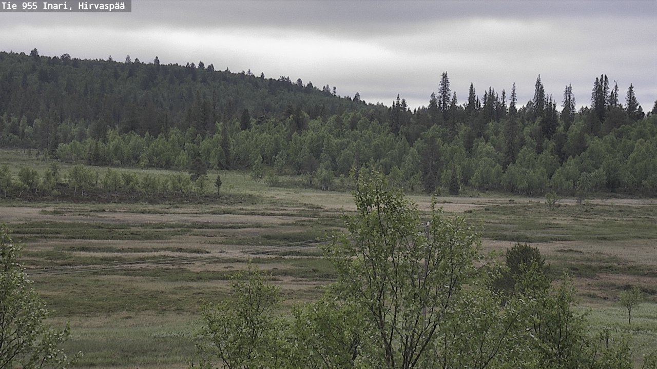 Kelikamerat Kuva Tie 955 Inari, Hirvaspää, Inari, Lappi