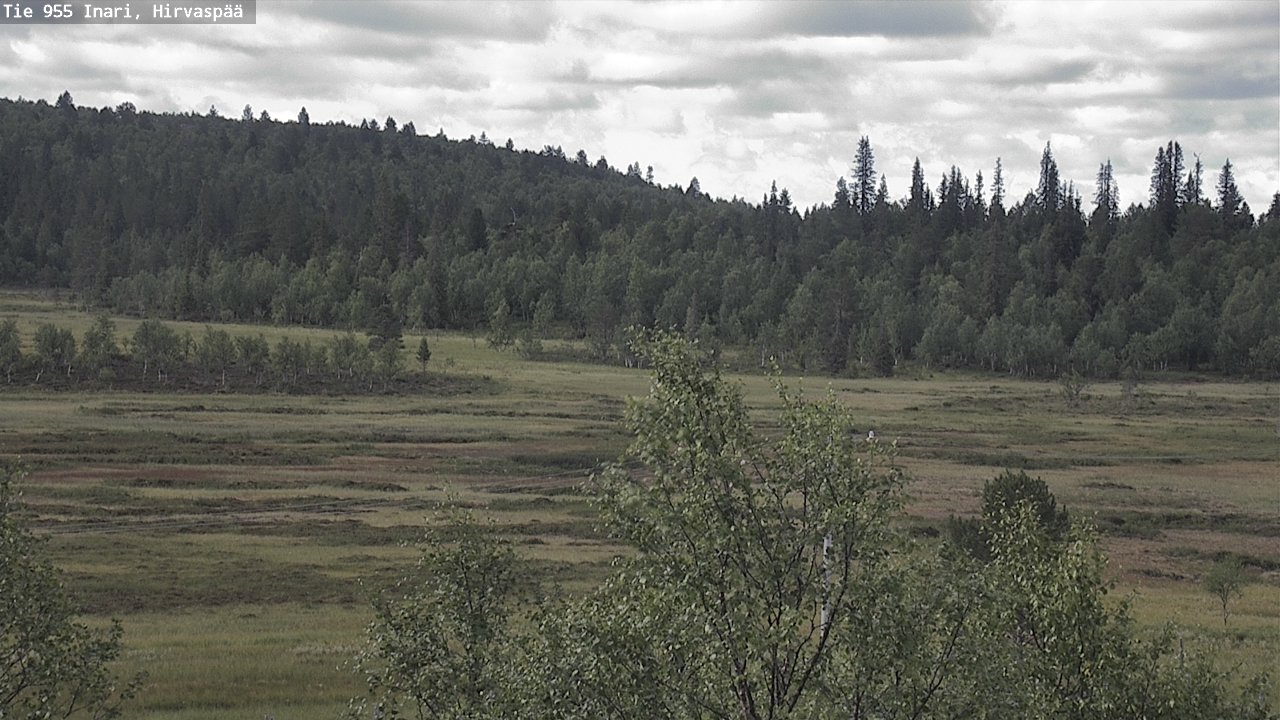 Weather Camera Image Väg 955 Enare, Hirvaspää, Inari, Lappi