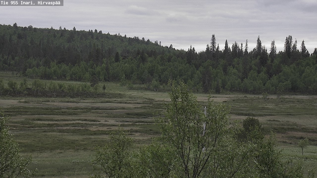 Kelikamerat Kuva Tie 955 Inari, Hirvaspää, Inari, Lappi
