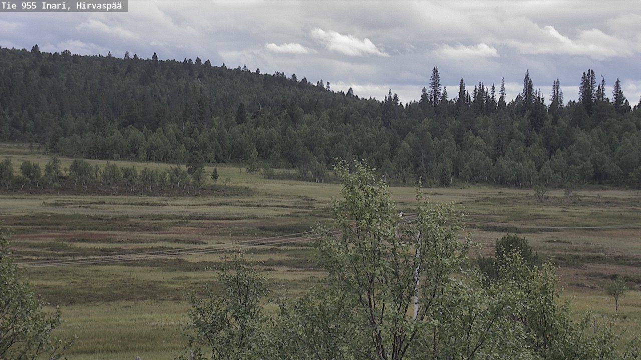 Kelikamerat Kuva Tie 955 Inari, Hirvaspää, Inari, Lappi