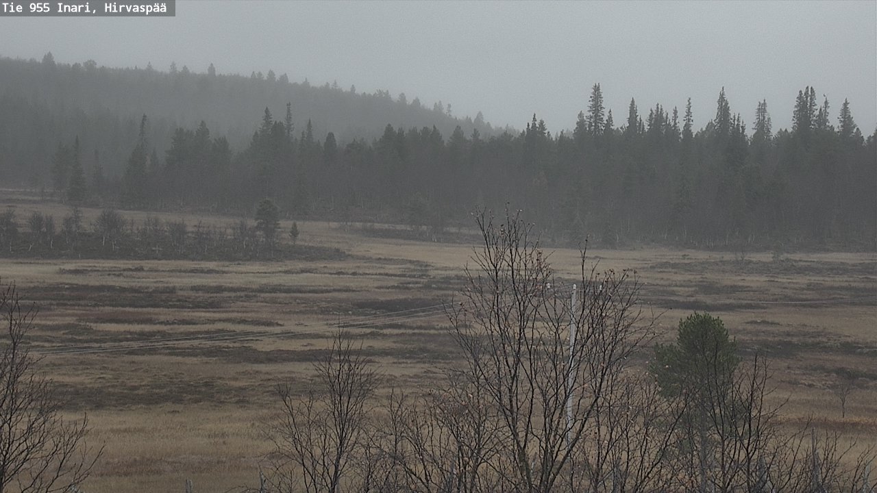 Kelikamerat Kuva Tie 955 Inari, Hirvaspää, Inari, Lappi
