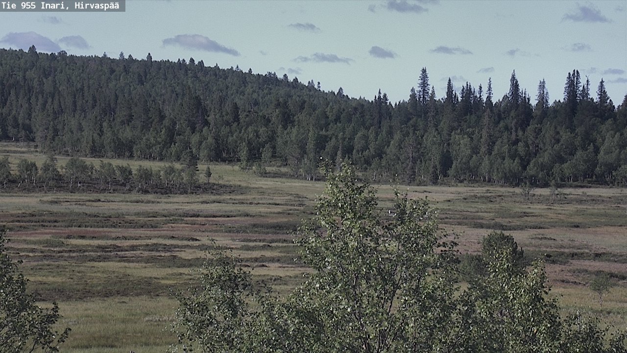 Weather Camera Image Väg 955 Enare, Hirvaspää, Inari, Lappi