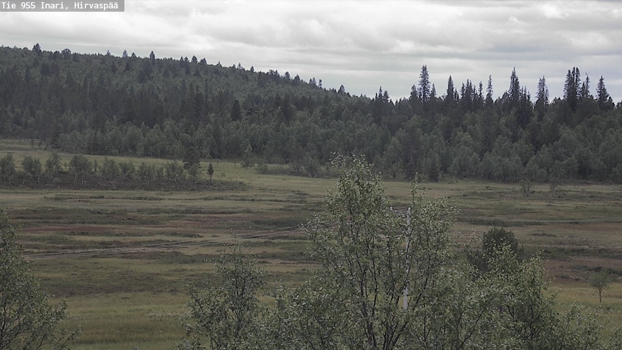 Kelikamerat Kuva Tie 955 Inari, Hirvaspää, Inari, Lappi
