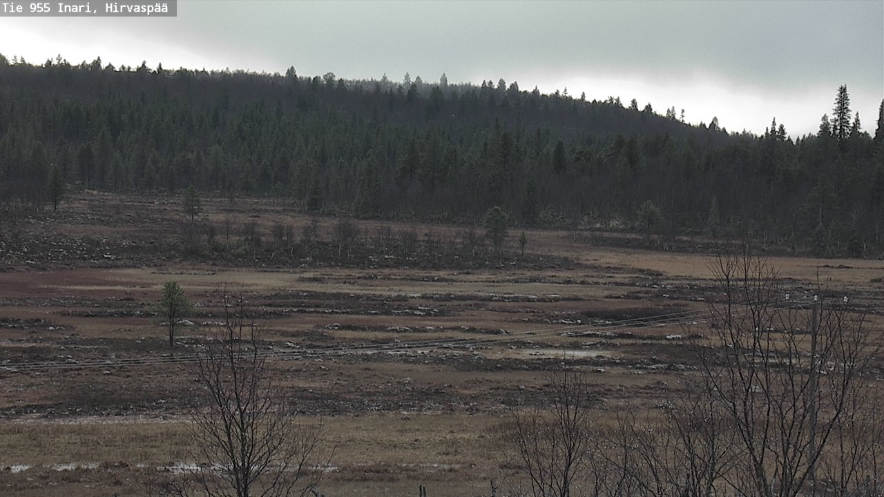 Kelikamerat Kuva Tie 955 Inari, Hirvaspää, Inari, Lappi