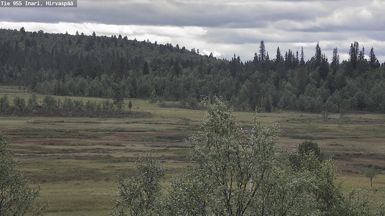 Kelikamerat Kuva Tie 955 Inari, Hirvaspää, Inari, Lappi