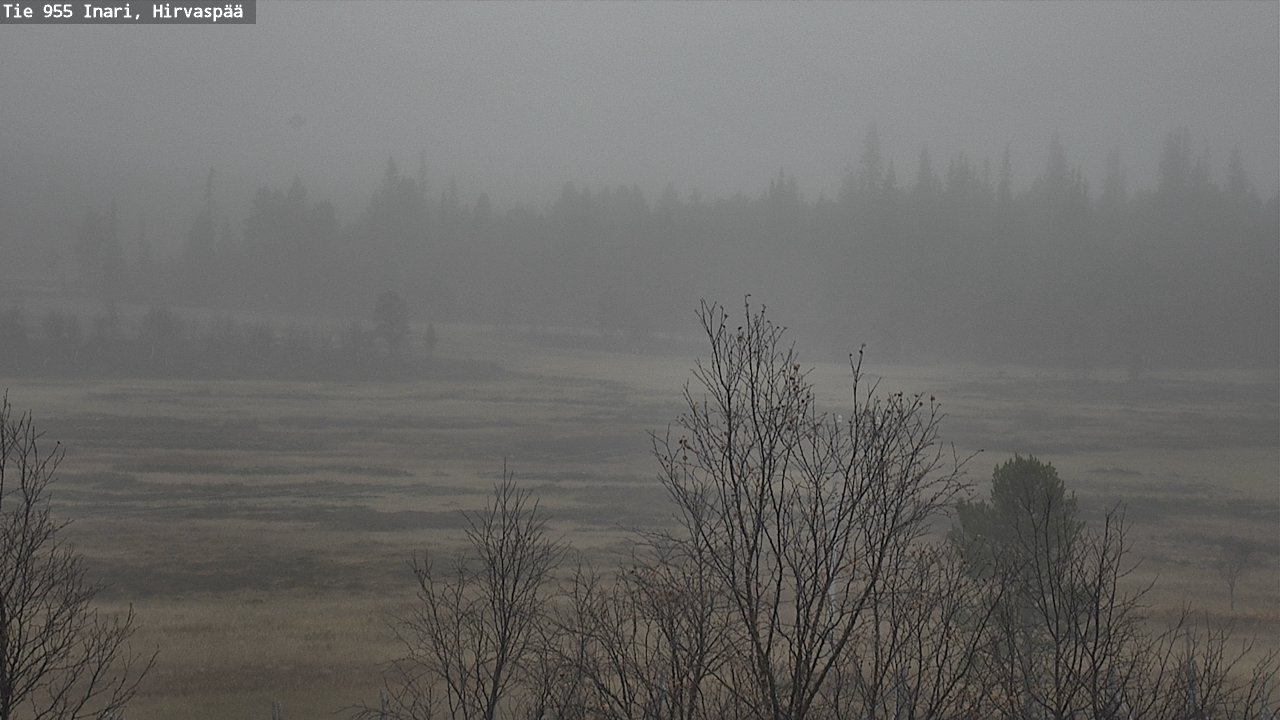 Kelikamerat Kuva Tie 955 Inari, Hirvaspää, Inari, Lappi