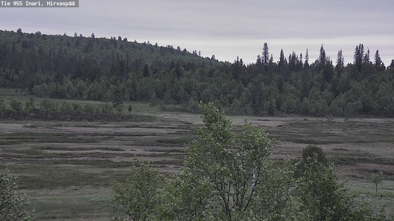 Kelikamerat Kuva Tie 955 Inari, Hirvaspää, Inari, Lappi