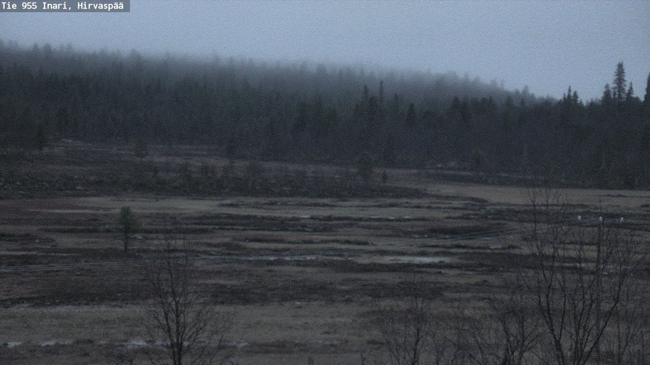 Kelikamerat Kuva Tie 955 Inari, Hirvaspää, Inari, Lappi