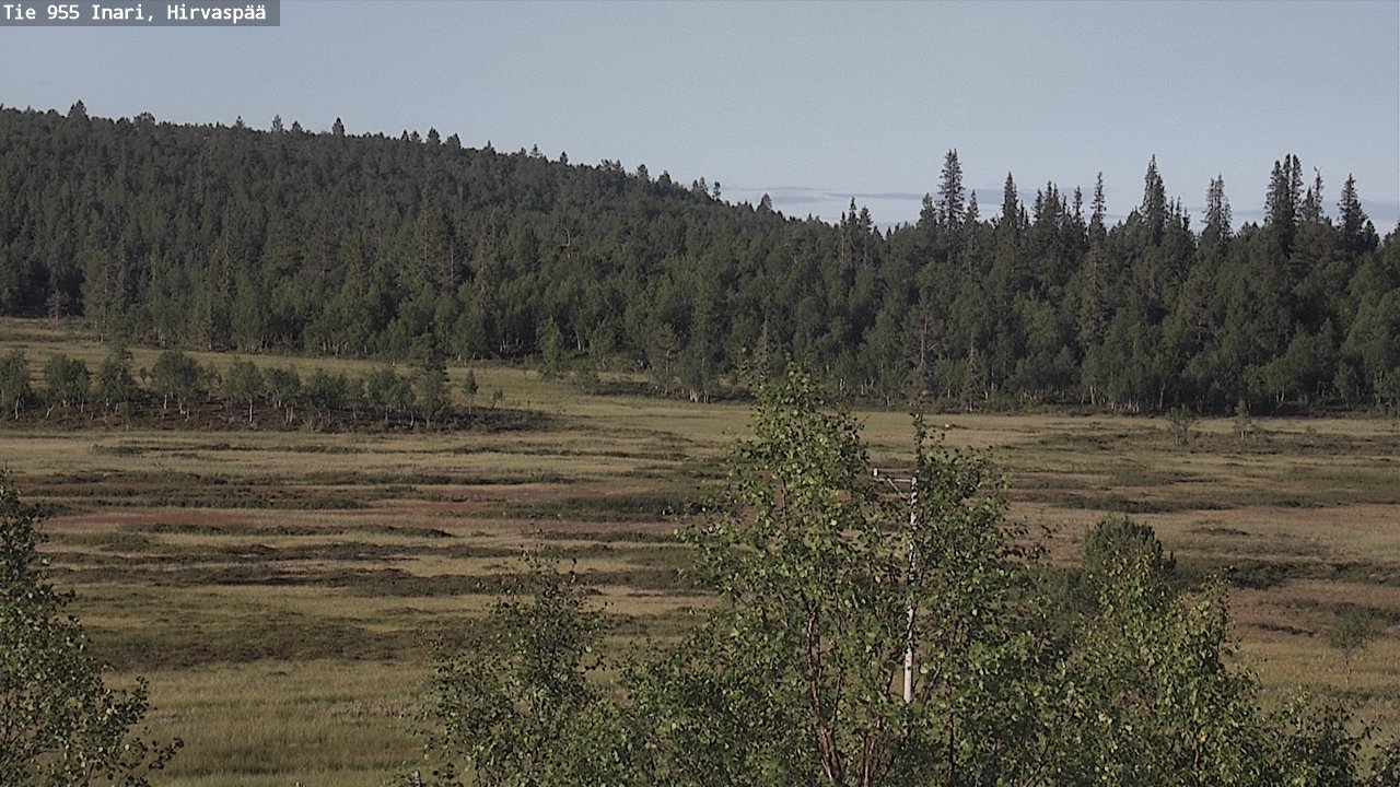 Weather Camera Image Väg 955 Enare, Hirvaspää, Inari, Lappi