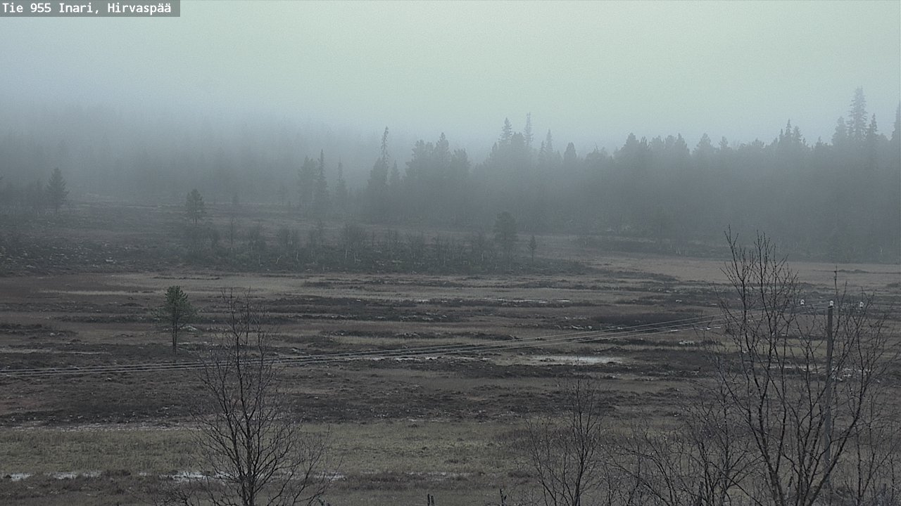 Kelikamerat Kuva Tie 955 Inari, Hirvaspää, Inari, Lappi