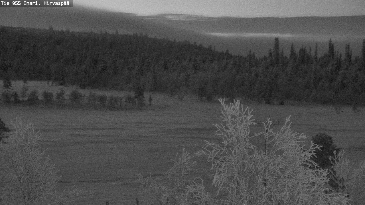 Weather Camera Image Väg 955 Enare, Hirvaspää, Inari, Lappi