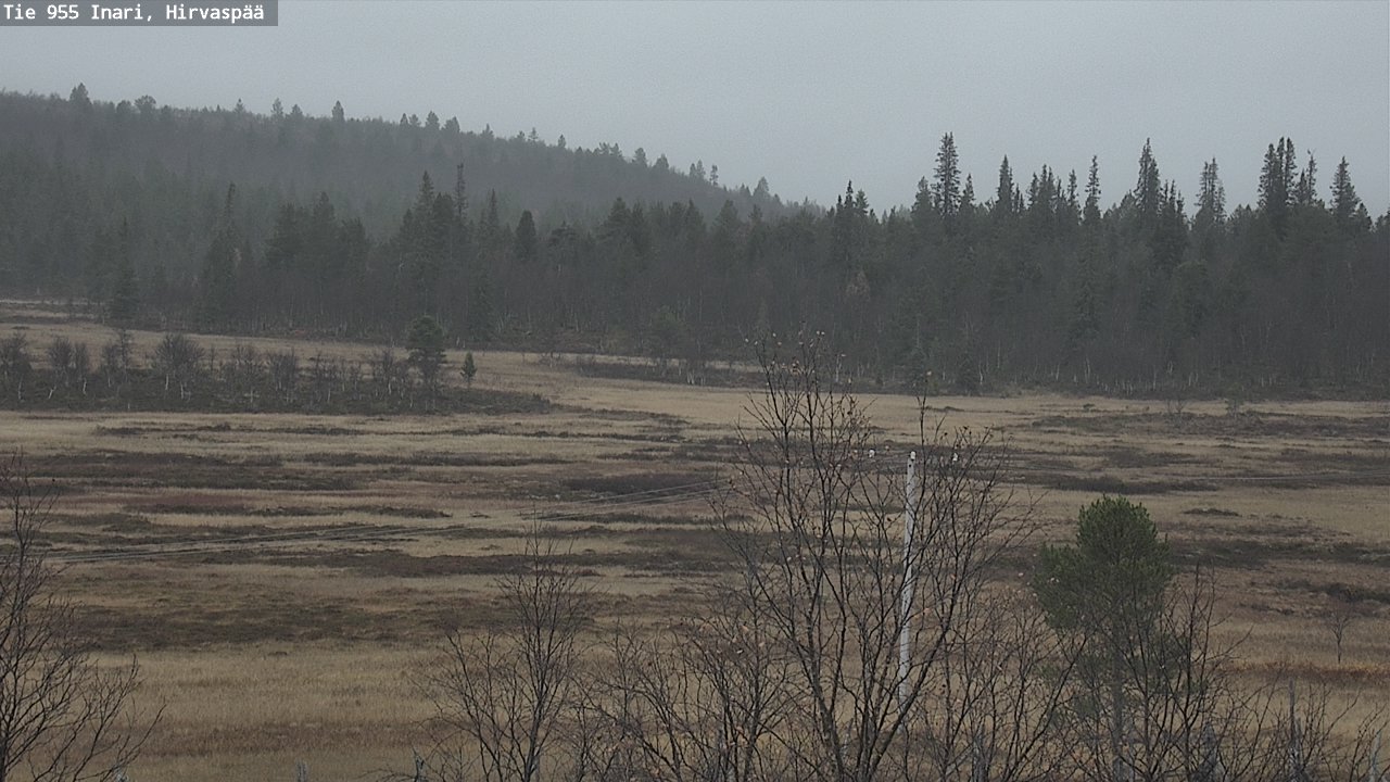 Kelikamerat Kuva Tie 955 Inari, Hirvaspää, Inari, Lappi