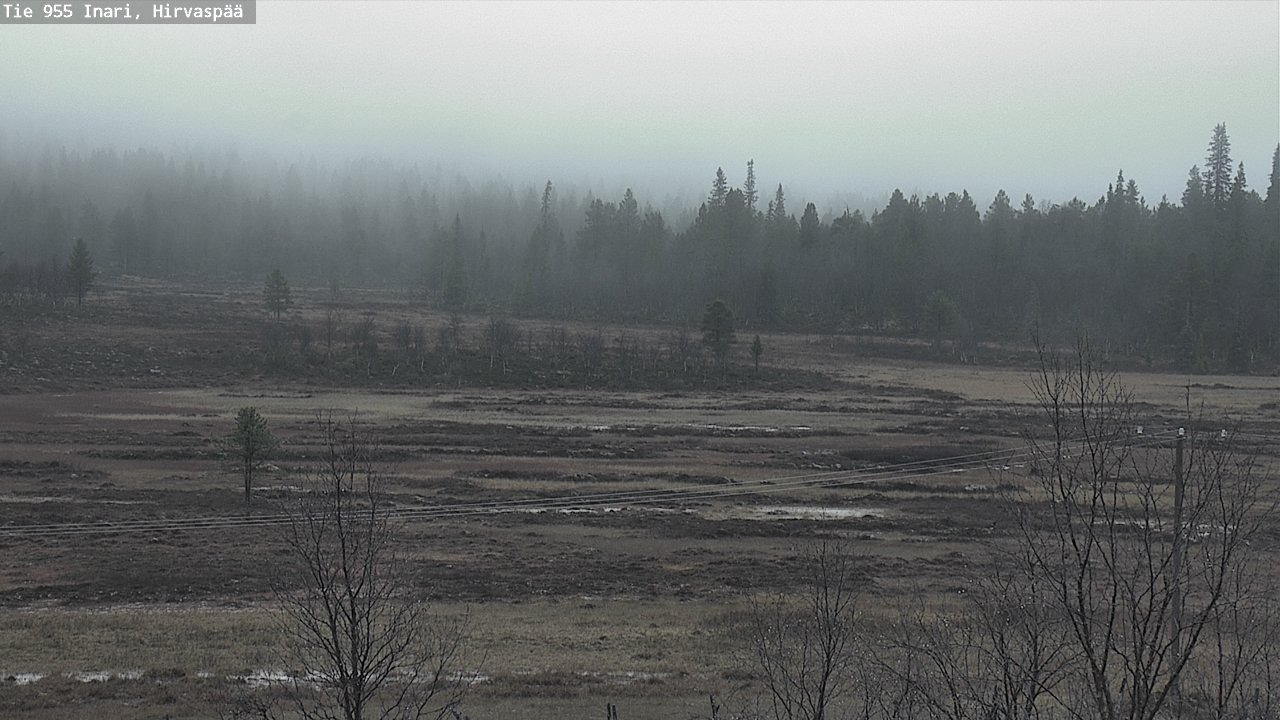 Kelikamerat Kuva Tie 955 Inari, Hirvaspää, Inari, Lappi