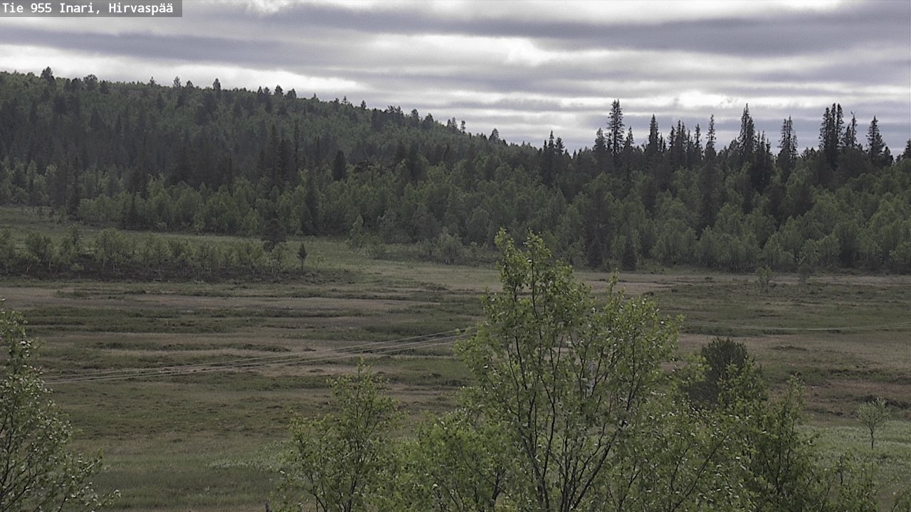 Kelikamerat Kuva Tie 955 Inari, Hirvaspää, Inari, Lappi