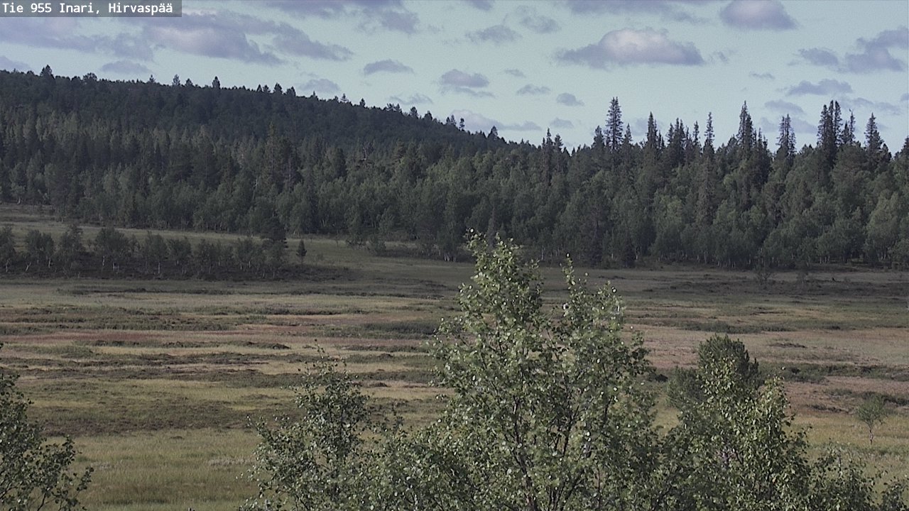 Weather Camera Image Väg 955 Enare, Hirvaspää, Inari, Lappi
